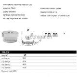 Factory 304 Casting Stainless Steel Pipe End Cap Threaded Baluster Fittings Tube End Caps thumbnail-7