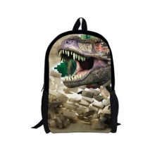 Wholesale Small Quantity Custom Design Cool Dinosaur Backpacks Cartoon Animal Schoolbags for Primary School Students thumbnail-3