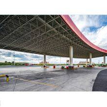 Xuzhou LF Space Frame Metal Roof of Gas Station