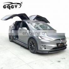 Wholesale Carbon Fiber Diffuser Part for Tesla Model X Accessories thumbnail-5