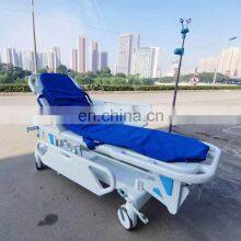 Hydraulic Emergency Rooms and Clinics Multi-functional Stretcher ABS Emergency Ambulance Stretcher thumbnail-5