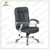 WorkWell Black Leather Office Executive Chair Kw-m7095lb thumbnail-1