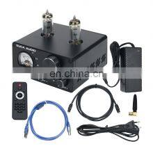 SUCA AUDIO SMART01 Hifi Tube Amplifier DAC USB DAC Amp With VU Meter 100W+100W thumbnail-1