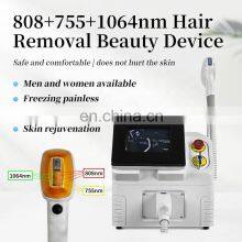 Factory Price Real 755 808 1064 A-lma So-prano Ice Platinum Portable Diode Laser Hair Removal Device thumbnail-2