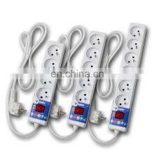 Custom Length Big Power French Multi Extension Electrical Sockets Socket With Switch thumbnail-4
