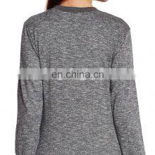 Hot Design Custom Made Women Cotton Polyester Plain Sweatshirt thumbnail-4