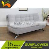 Modern Home Furniture Fabric Double Cushions Sofa Cum Bed Designs thumbnail-4