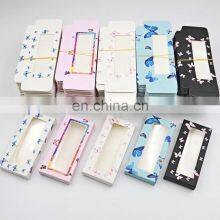 China Factory Wholesale Customized LOGO Fashion Ivory Board Coated Paper Boxes Supplier Luxury Eyelash Packaging Card Paper Box