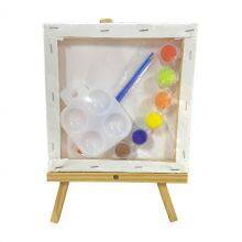 DIY Kit Hand-painted Acrylic Painting Colorful Craft Blank Canvas Kids Painting Art Custom Brush Drawing Artist Boards thumbnail-3