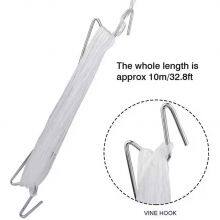 Metal Tomato Rope Hooks Support Clamps for Cucumber Tomato Pepper Eggplant Vines Flower Plant With PP Twine thumbnail-2