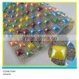 24*40 cm Clear Glue Base Adhesive Ceramic Sheets Blue Mix White thumbnail-2