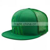 Guangzhou Guangjia Multi Panel Green Half Mesh Plastic Backclosure Custom Snapback thumbnail-3
