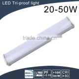 China supplier led tri-proof light double tube