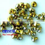 Open end and close end decoration strass crystal diamond rivet and stud stone rivet