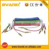 Spring Cable With UL Approval Made in China New Design Coiled Flexible Spring Cable Cheap Price 3.5mm to 3.5mm Jack Audio Cable