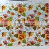 Flower Design Super Clear Sheet With Heat Transfer Film,aluminium design sheets