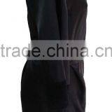 Comfortable Women Black Satin Lace Robe thumbnail-5