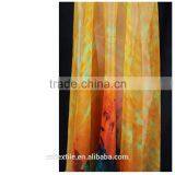 Chiffon Flower,colorful Flower for Dress Flower Design Printed Chiffon Fabric thumbnail-4