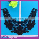 Wholesale embroidery water soluble lace collar necklace trim