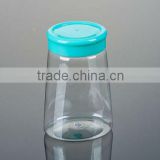 New pet plastic bottles with high grade lid 350ml clear bottle