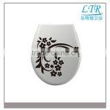 Elegant Design Printed Toilet Seat Have Heavy Duty Soft Closing Hinges thumbnail-2