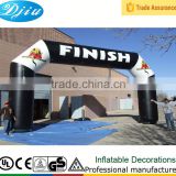 Black & White Inflatable Arch Archway Hexagon & Fan for Advertising Event Promotion