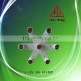 E27 Edison Screw Shell Lamp Socket With 7 Similar E27 Plastic Lamp Sockets thumbnail-1