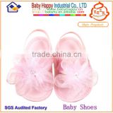 low price sample design pink baby girl sandals