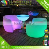 Outdoor hot sale LED lighted sofa furniture/led illuminated sofa