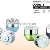 Wholesale Cosmetic Packaging Skincare Bottle Round Colord 15g/30g/50g Acrylic Jars Acrylic Cream Jar thumbnail-5