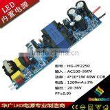 China Supplier Soluxled HG-PF2250 30-45W 310mA Open Frame Led Driver With High Quality Led Transformer