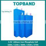 Top Salling!! !TOPBAND New Nano 3.2V Prismatic Lithium Iron Phosphate Cell 27ah 25ah 20ah 12ah 10ah for Energy Storage