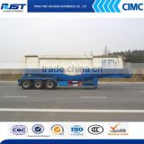 CIMC 55m3 3 axle bulk cement powder semi trailer hot sale