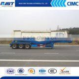 CIMC 55m3 3 Axle Bulk Cement Powder Semi Trailer Hot Sale thumbnail-1