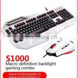 Newest High Quality Backlit Wired Gaming Keyboard Mouse Combo Quality Choice