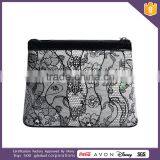 Waffle Weave Cotton Cosmetic Bag Cosmetic Bag Multi Pocket thumbnail-3