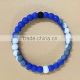 Hot Selling Jewelry String Color Silicone Bead Bracelets thumbnail-6