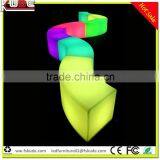 New Arrival LED Lighted Curved Bar Counter for Party thumbnail-3