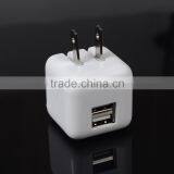 ETL Certified 5V 2.1A Super Mini Dual USB Travel Charger With Foldable US Plug for IPhone 6S 6Plus 5S thumbnail-2