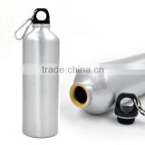 popular 2016 wholesale aluminum gallon water bottle bpa with carabiner