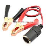 Car Battery Cable Clamp With Cigarette Lighter Port