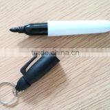 High Quality Permanent Ink OEM Product Mini Felt Pen With Key Ring