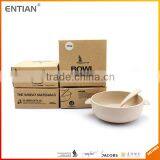 Bio-degradable Wheat Straw and Plastic Bowl Set thumbnail-4