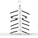 6ps Black Foamed Metal Stainless Steel Shirt Clothes Hangers Collection thumbnail-3