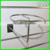 Hot Sell Chrome Finish Metal Display Stand for Hat thumbnail-1