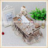 Long Pattern Single Bear Lint Tissue Box thumbnail-2