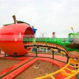 [ China Manufacturer] Kids Classic Amusement Park Cartoon Mini Roller Coaster/funfair Rides thumbnail-4