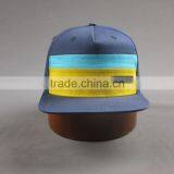 Custom High Quality 5- Panel Cotton Twill Snapback Hat With Woven Badge thumbnail-2