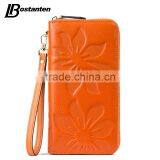 Hand Bag Wallet Women Zipper Genuine Leather Wallet With Cell Phone and Coin Pocket thumbnail-2