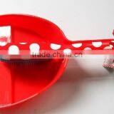 Dustpan and Brush Set Rubber Bristle Brush Dustpan Set With Printing thumbnail-2